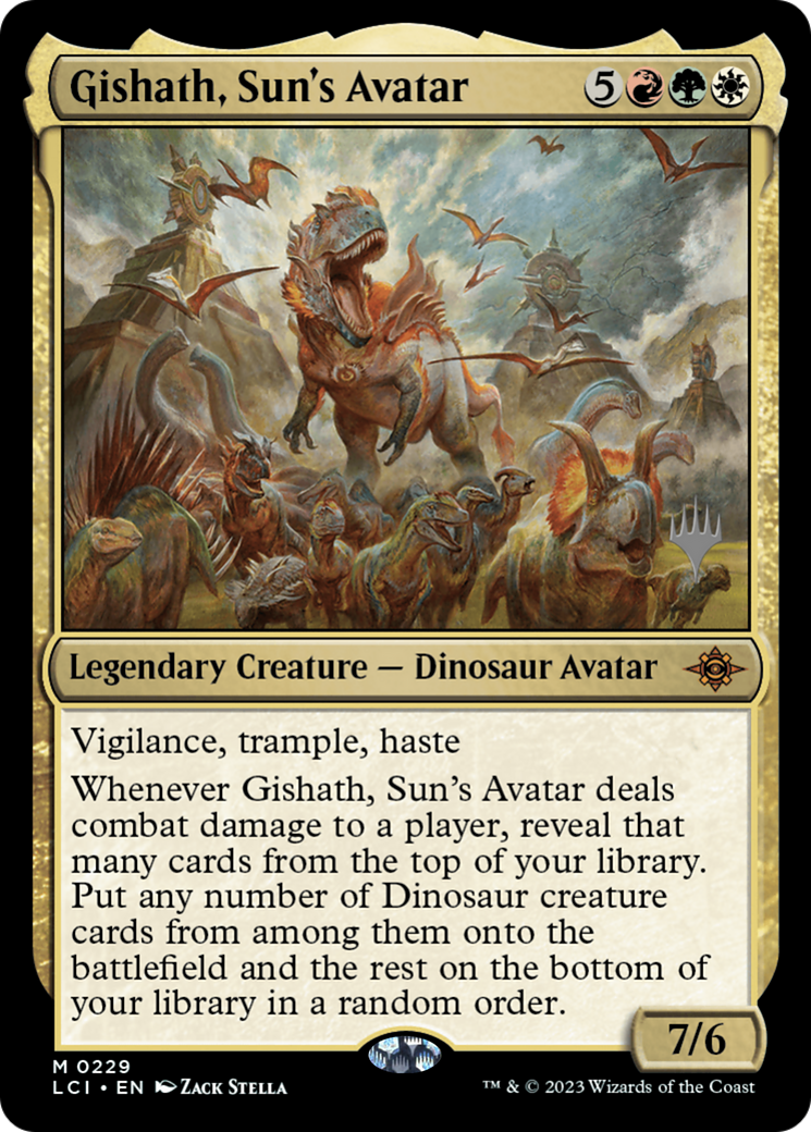 Image of Gishath, Sun's Avatar (Promo Pack) [The Lost Caverns of Ixalan Promos]