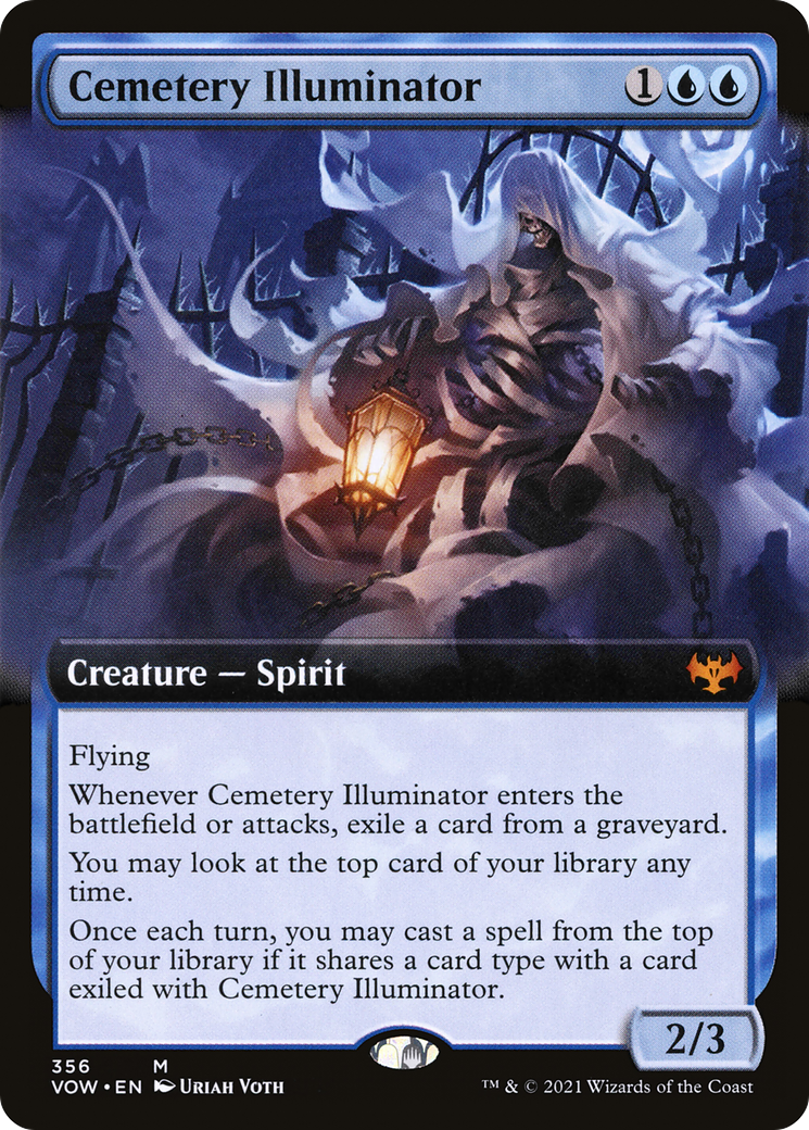 Image of Cemetery Illuminator (Extended Art) [Innistrad: Crimson Vow]