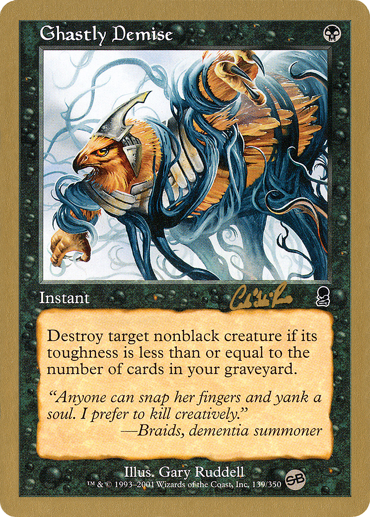 Image of Ghastly Demise (Carlos Romao) (SB) [World Championship Decks 2002]