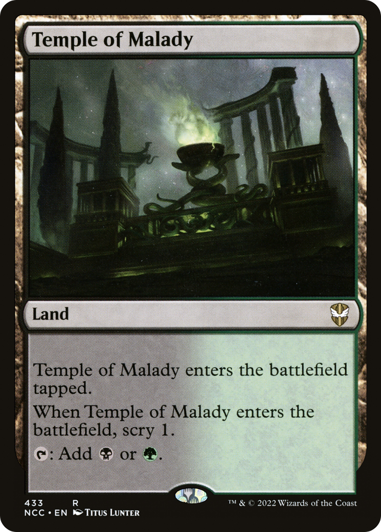Image of Temple of Malady [Streets of New Capenna Commander]