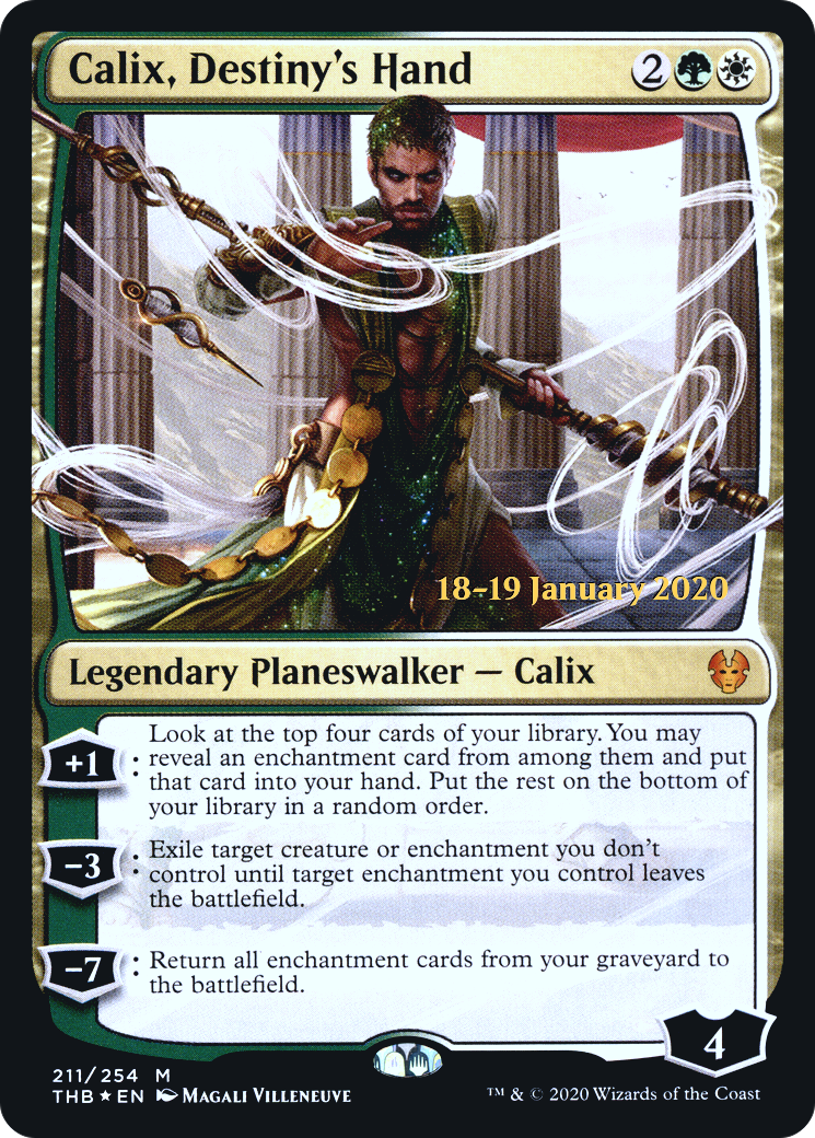 Image of Calix, Destiny's Hand [Theros Beyond Death Prerelease Promos]