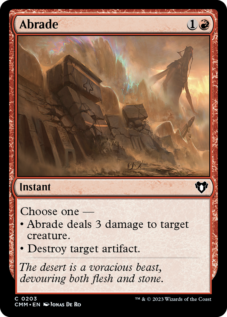 Image of Abrade [Commander Masters]