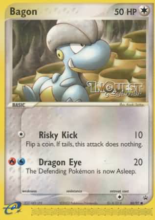 Image of Bagon (50/97) (InQuest) [League & Championship Cards]