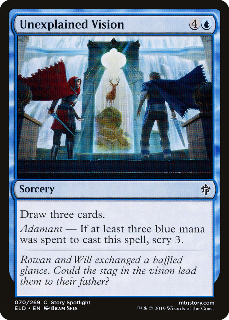 Image of Unexplained Vision [Throne of Eldraine]