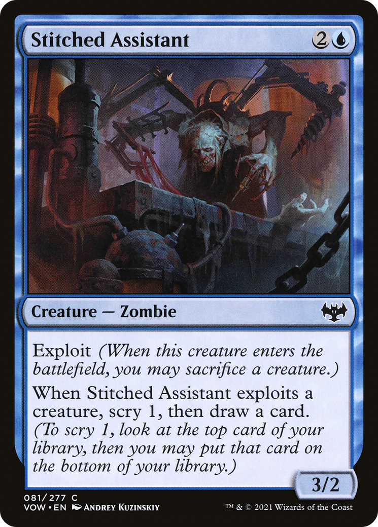 Image of Stitched Assistant [Innistrad: Crimson Vow]