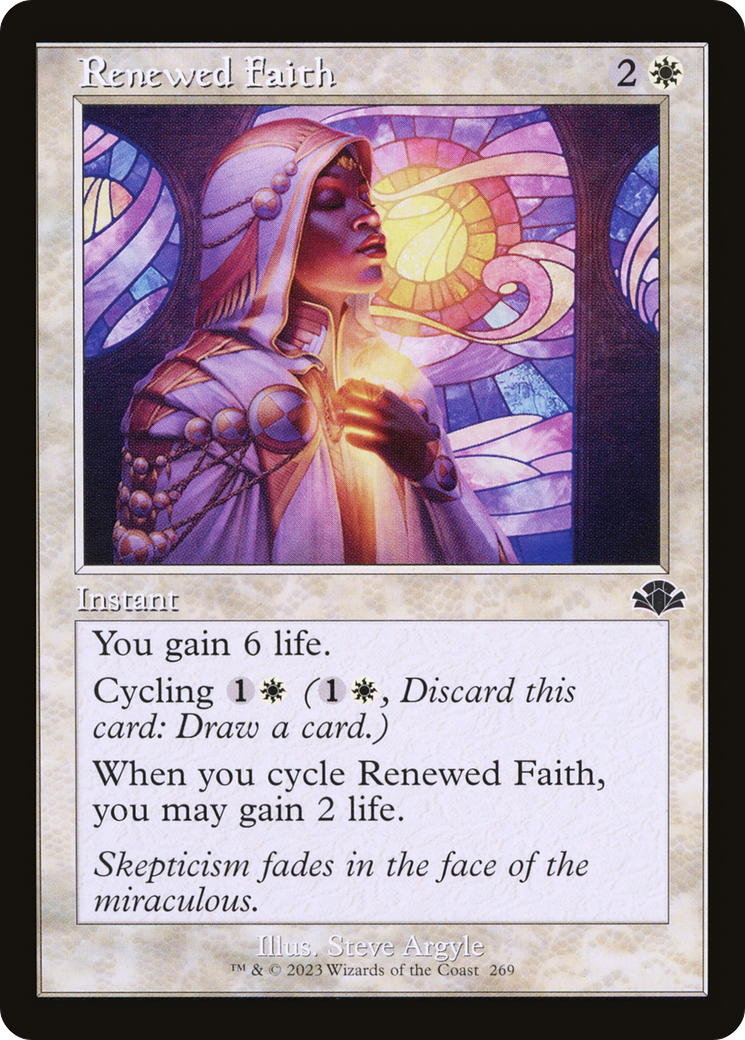 Image of Renewed Faith (Retro) [Dominaria Remastered]