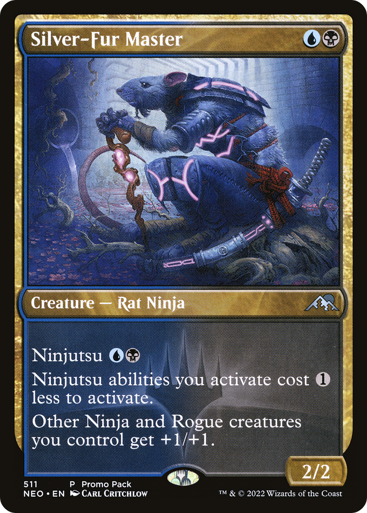 Image of Silver-Fur Master (Promo Pack) [Kamigawa: Neon Dynasty Promos]