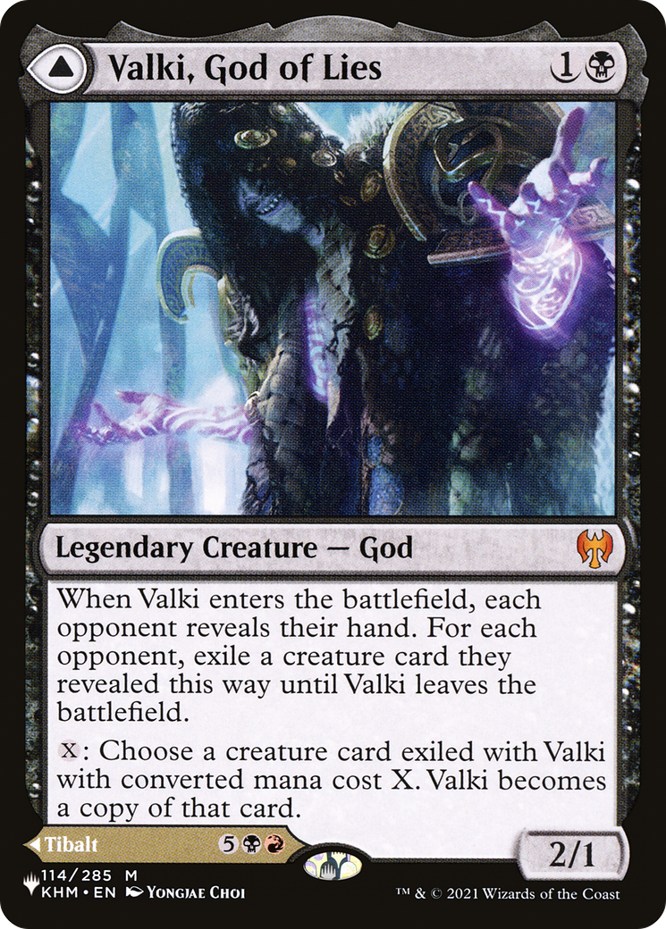 Image of Valki, God of Lies // Tibalt, Cosmic Impostor [Secret Lair: From Cute to Brute]