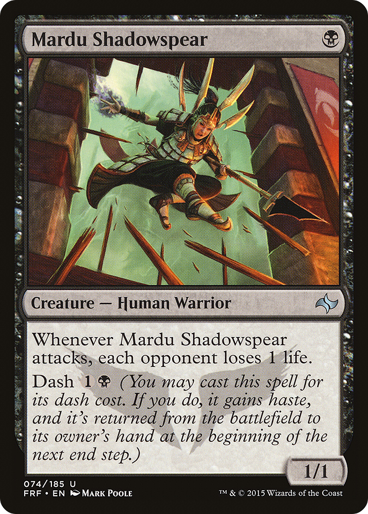 Image of Mardu Shadowspear [Fate Reforged]
