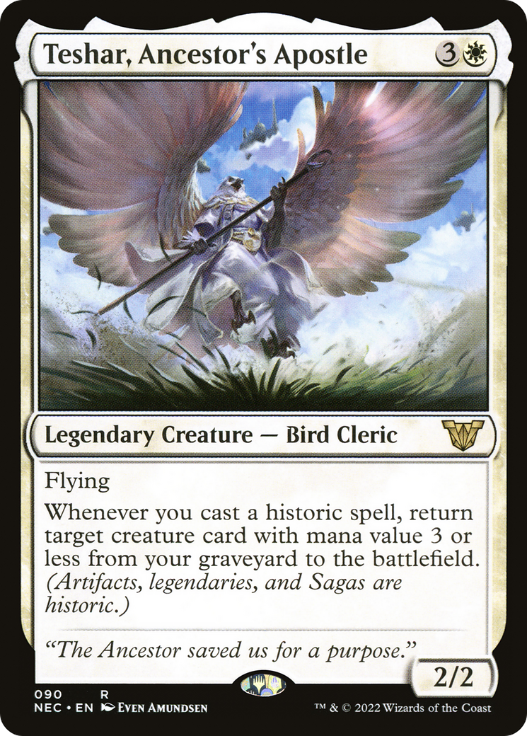 Image of Teshar, Ancestor's Apostle [Kamigawa: Neon Dynasty Commander]