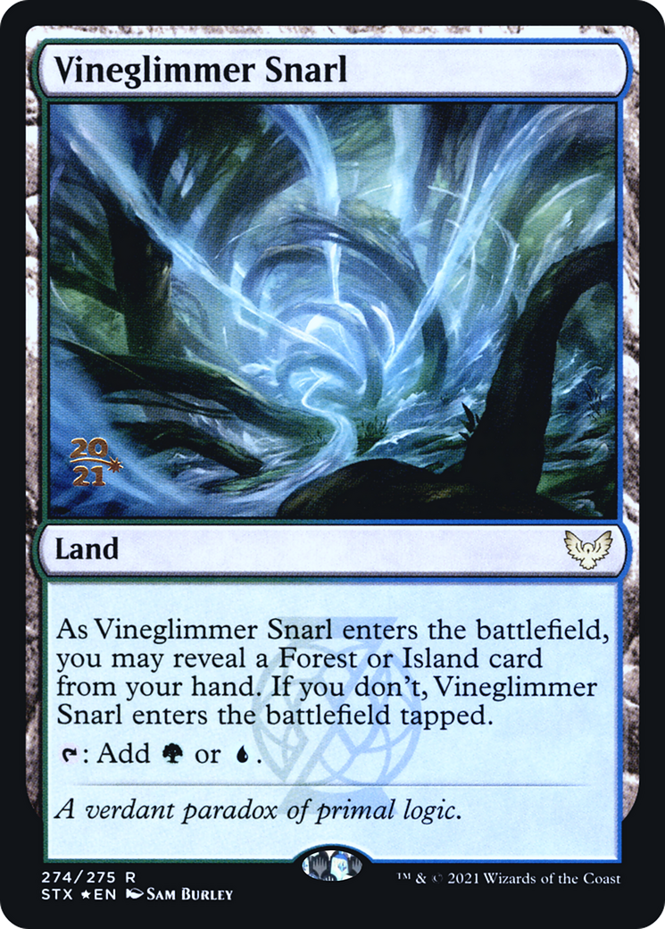 Image of Vineglimmer Snarl [Strixhaven: School of Mages Prerelease Promos]