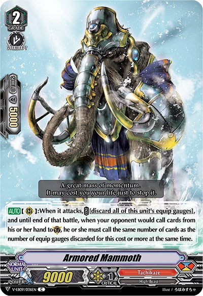 Image of Armored Mammoth (V-EB09/036EN) [The Raging Tactics]