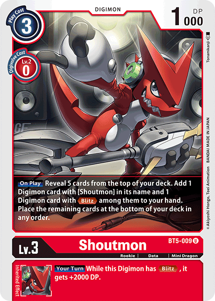 Image of Shoutmon [BT5-009] [Battle of Omni]