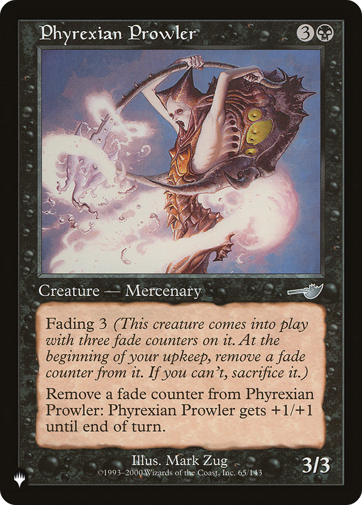Image of Phyrexian Prowler [The List]