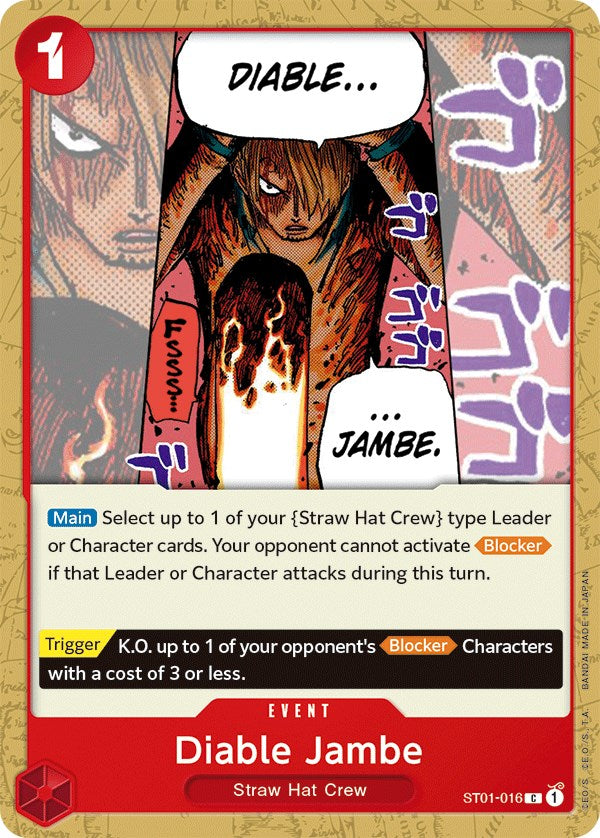 Image of Diable Jambe [Starter Deck: Straw Hat Crew]