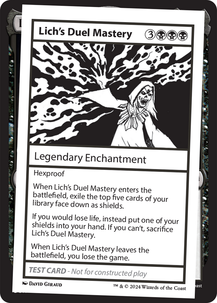 Image of Lich's Duel Mastery [Mystery Booster 2 Playtest Cards]