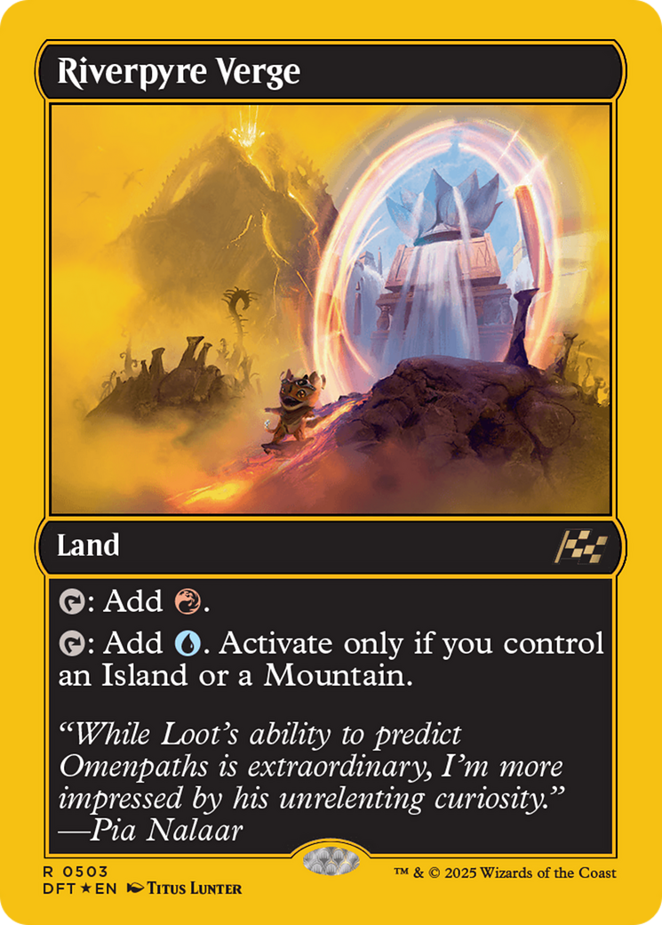 Image of Riverpyre Verge (First-Place Foil) [Aetherdrift]