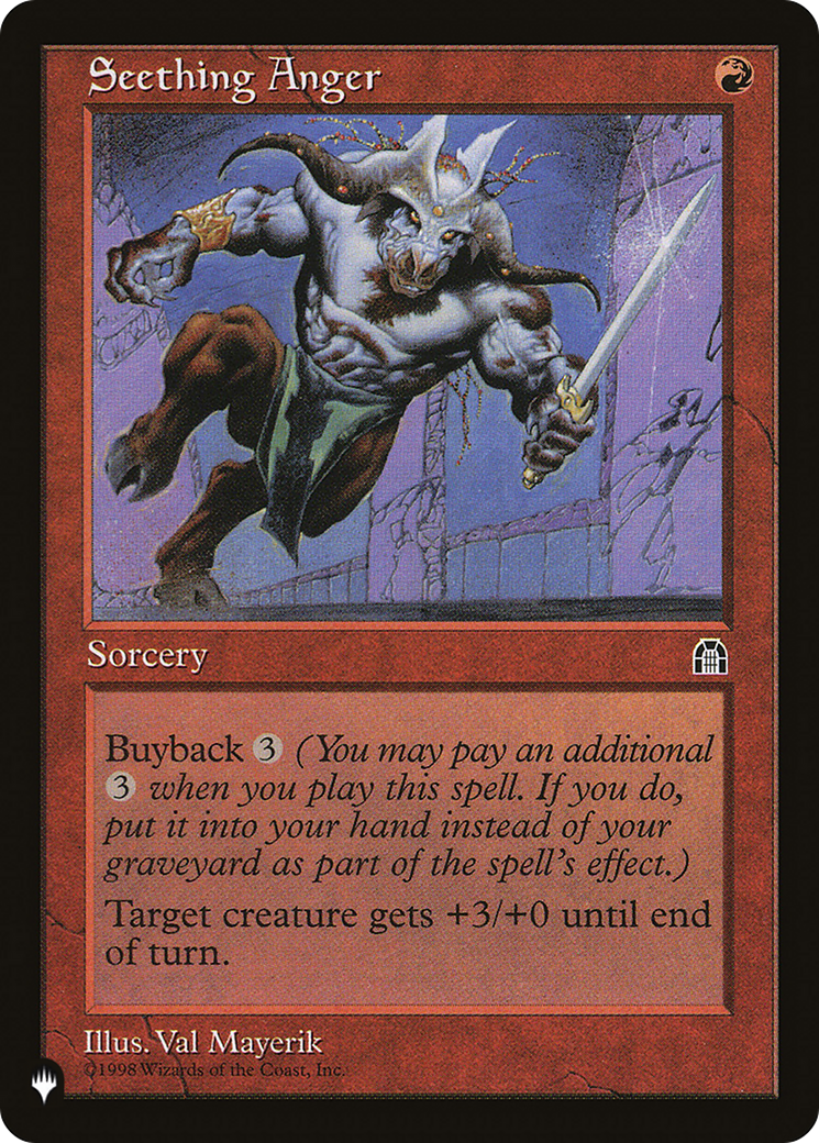 Image of Seething Anger [The List]