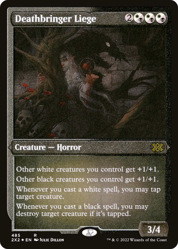Image of Deathbringer Liege (Foil Etched) [Double Masters 2022]