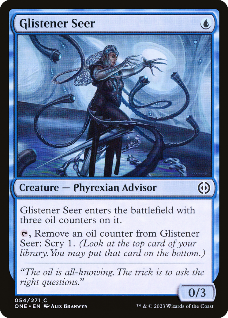 Image of Glistener Seer [Phyrexia: All Will Be One]