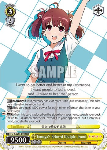 Image of Tomoya's Beloved Disciple, Izumi [Saekano: How to Raise a Boring Girlfriend]