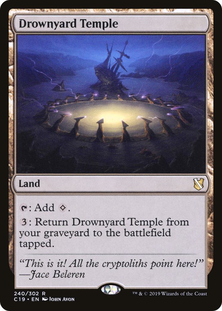 Image of Drownyard Temple [Commander 2019]