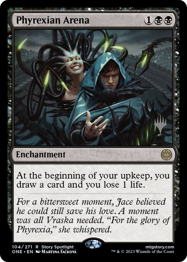 Image of Phyrexian Arena (Promo Pack) [Phyrexia: All Will Be One Promos]