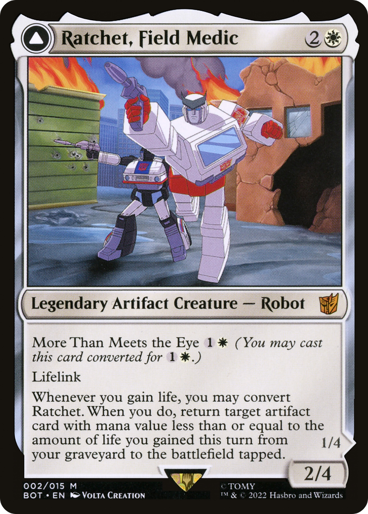 Image of Ratchet, Field Medic // Ratchet, Rescue Racer [Transformers]