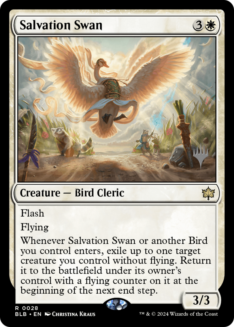 Image of Salvation Swan (Promo Pack) [Bloomburrow Promos]