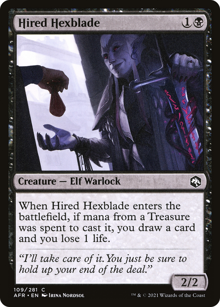 Image of Hired Hexblade [Dungeons & Dragons: Adventures in the Forgotten Realms]