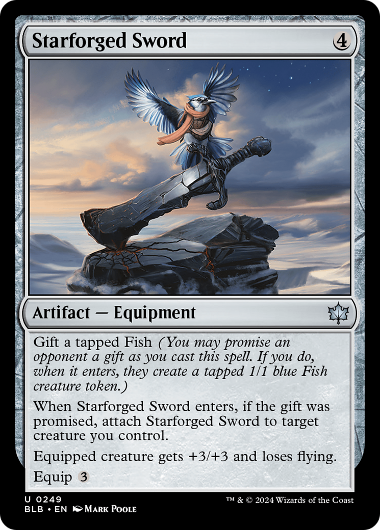 Image of Starforged Sword [Bloomburrow]