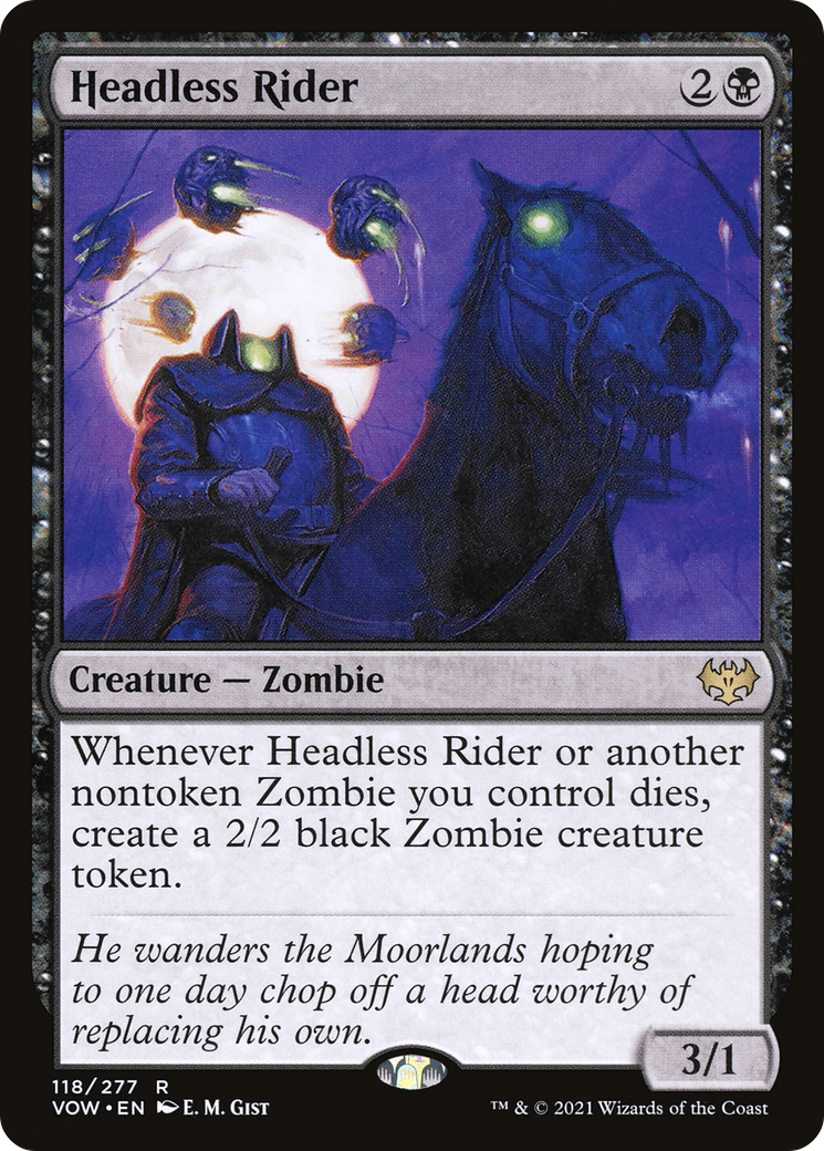 Image of Headless Rider [Innistrad: Crimson Vow]