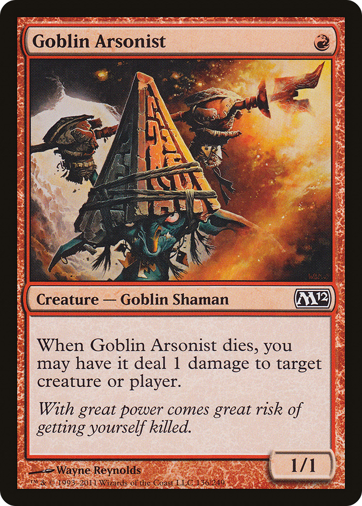 Image of Goblin Arsonist [Magic 2012]