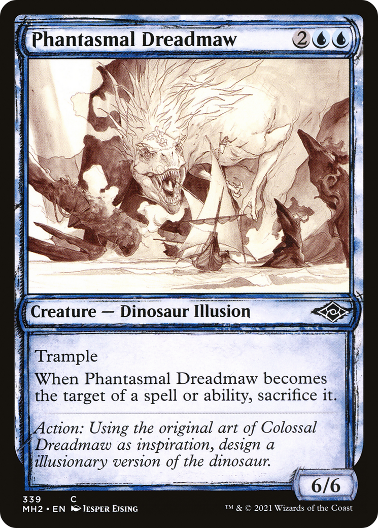 Image of Phantasmal Dreadmaw (Sketch) [Modern Horizons 2]