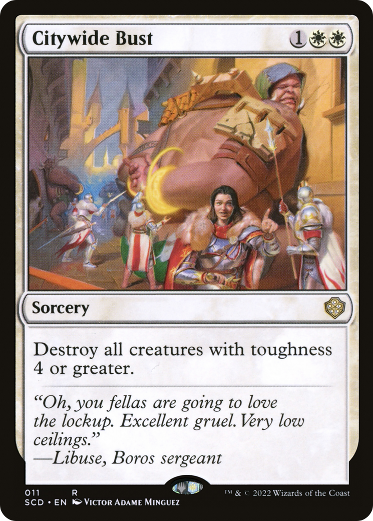 Image of Citywide Bust [Starter Commander Decks]