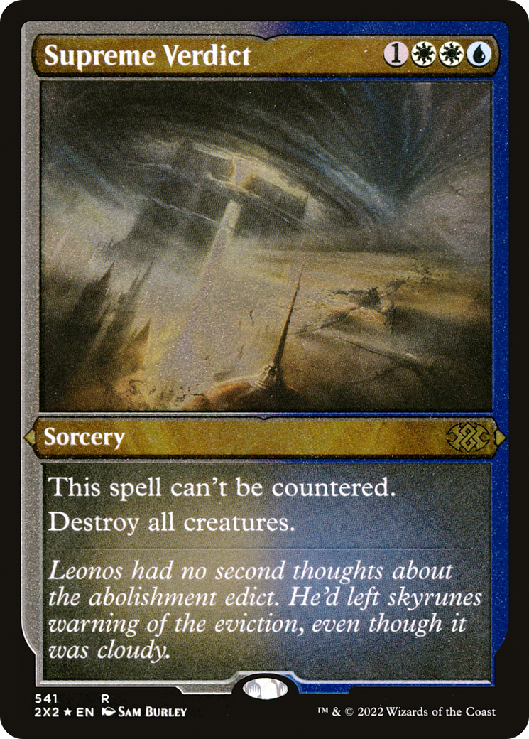 Image of Supreme Verdict (Foil Etched) [Double Masters 2022]