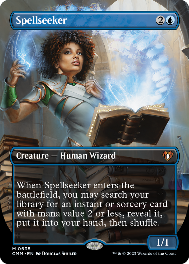 Image of Spellseeker (Borderless Alternate Art) [Commander Masters]