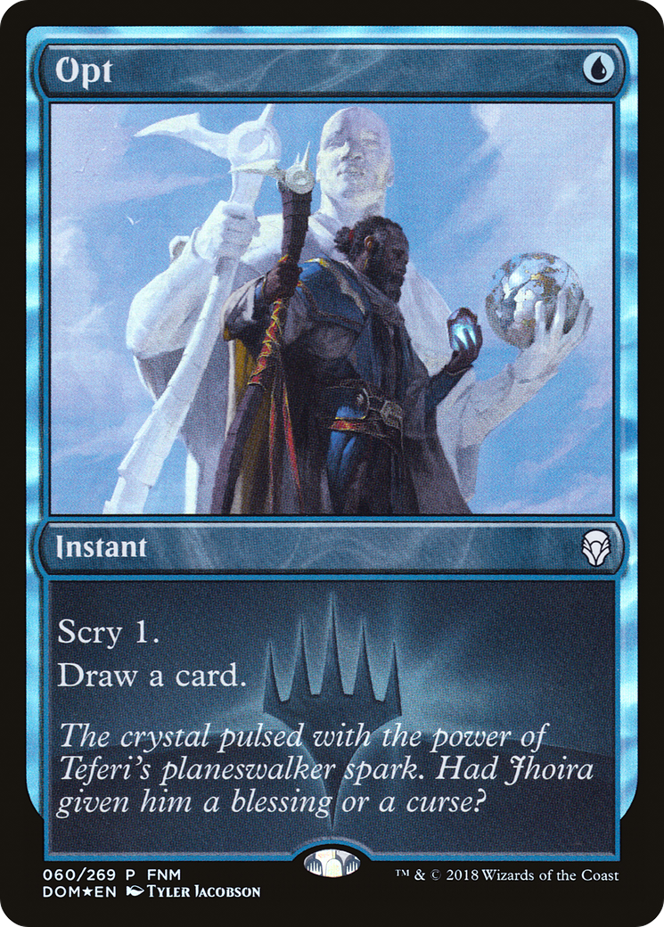 Image of Opt (FNM) [Dominaria Promos]