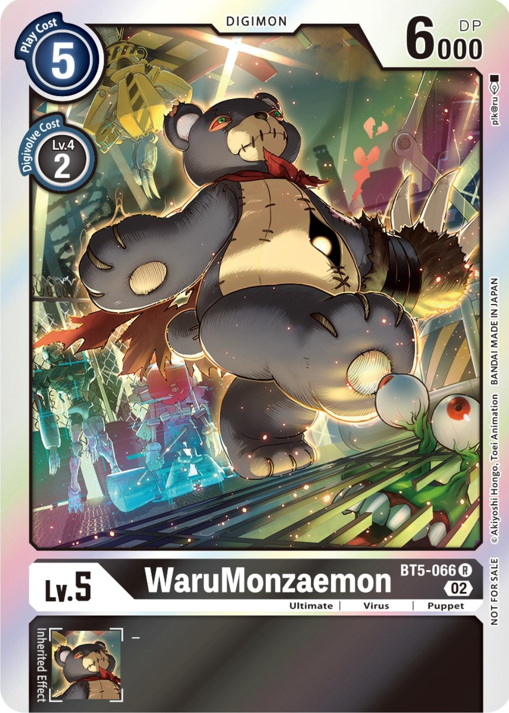 Image of WaruMonzaemon [BT5-066] (Official Tournament Pack Vol. 7) [Battle of Omni Promos]