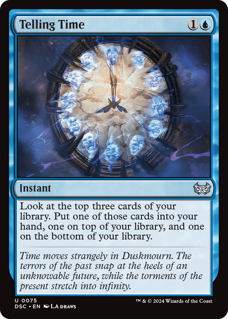 Image of Telling Time [Duskmourn: House of Horror Commander]