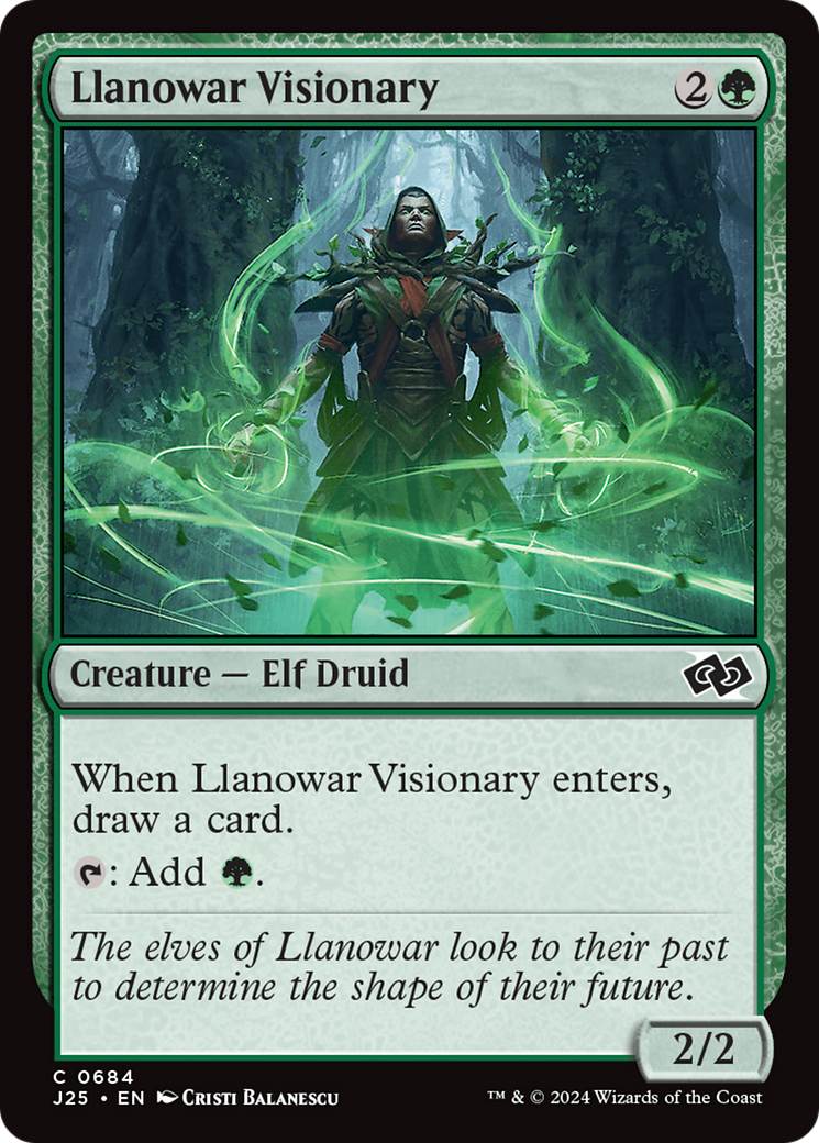 Image of Llanowar Visionary [Foundations Jumpstart]
