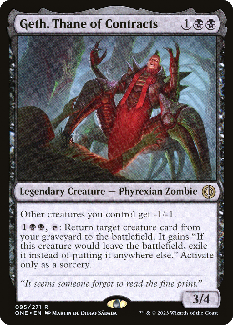 Image of Geth, Thane of Contracts [Phyrexia: All Will Be One]
