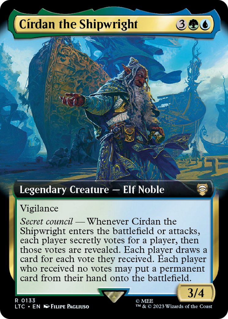 Image of Cirdan the Shipwright (Extended Art) [The Lord of the Rings: Tales of Middle-Earth Commander]