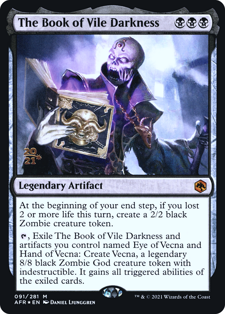 Image of The Book of Vile Darkness [Dungeons & Dragons: Adventures in the Forgotten Realms Prerelease Promos]