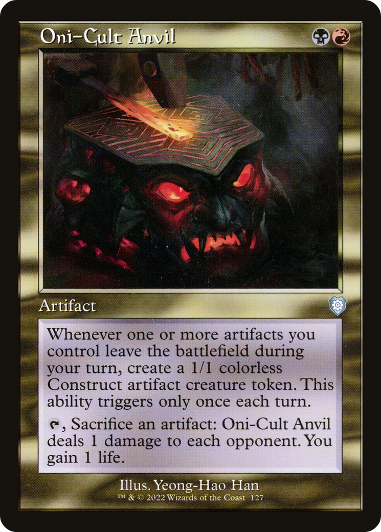 Image of Oni-Cult Anvil (Retro) [The Brothers' War Commander]