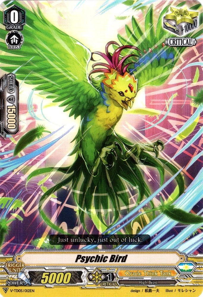 Image of Psychic Bird (V-TD05/012EN) [Misaki Tokura]