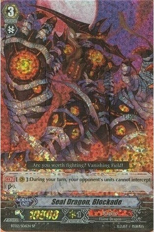 Image of Seal Dragon, Blockade (BT02/S06EN) [Onslaught of Dragon Souls]