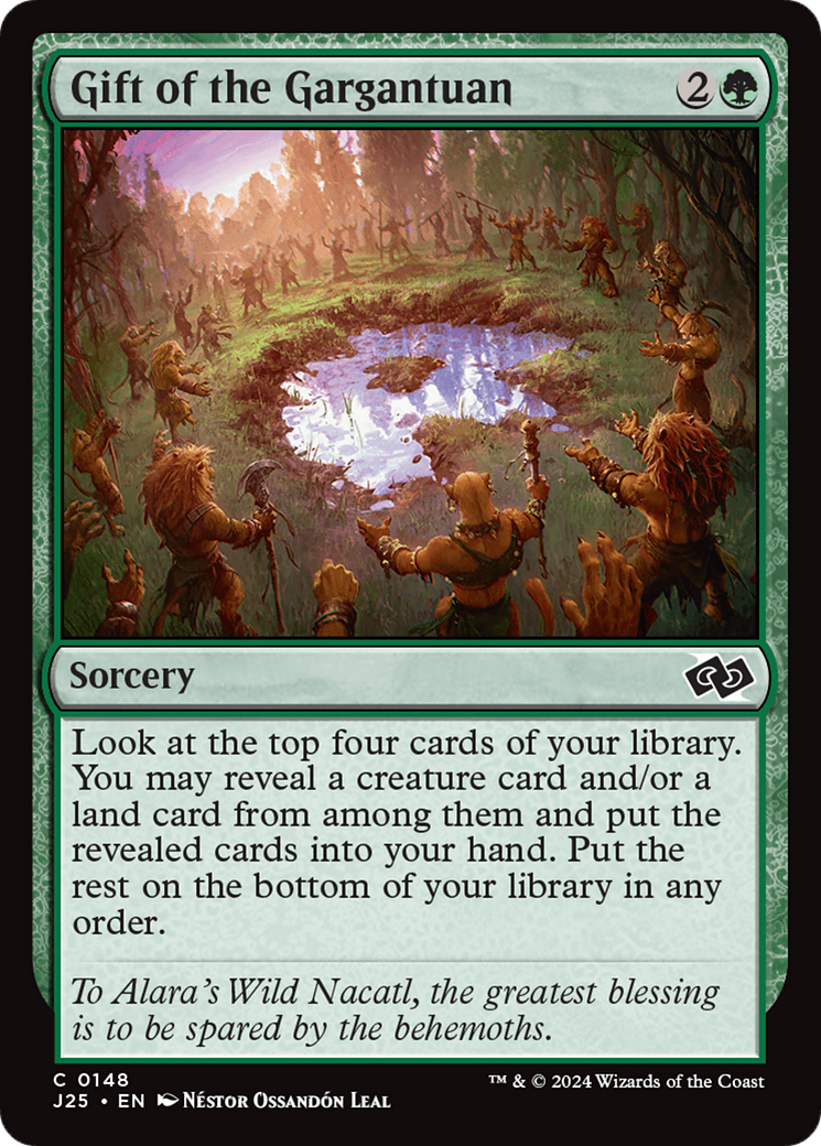 Image of Gift of the Gargantuan [Foundations Jumpstart]
