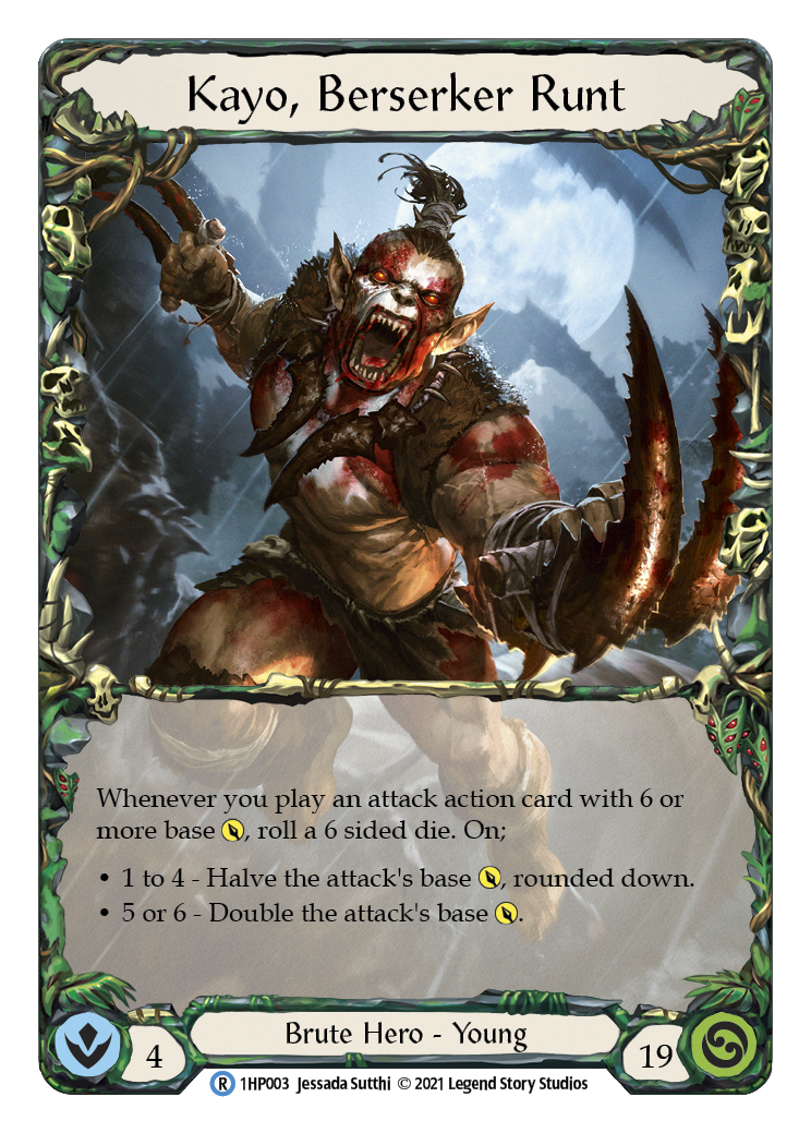 Image of Kayo, Berserker Runt [1HP003] (History Pack 1)