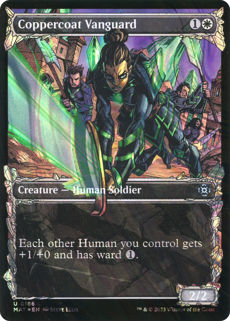Image of Coppercoat Vanguard (Showcase Halo Foil) [March of the Machine: The Aftermath]